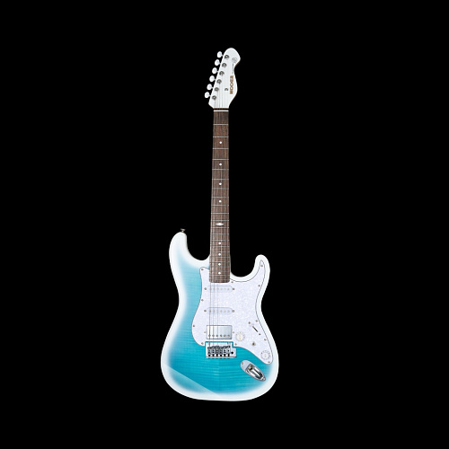 Mooer MSC41-Pro-DRBL Электрогитара, голубая