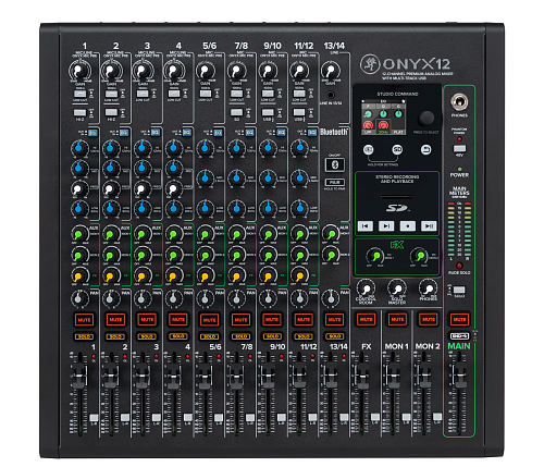 Mackie ONYX12 12-канальный микшер с поканальной записью, процессором эффектов и USB