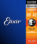 Фото:Elixir 12002 NANOWEB Комплект струн для электрогитары, Super Light, 9-42