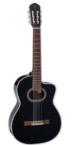 Takamine GC6CE BLK Классическая электроакустическая гитара, цвет чёрный