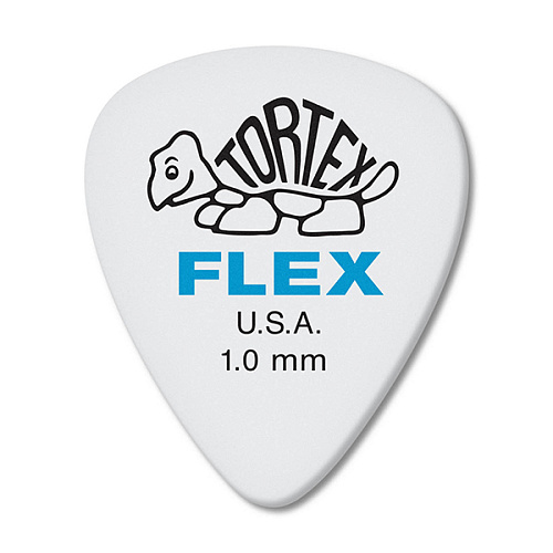 Dunlop 428P1.0 Tortex Flex Медиаторы, 12 шт, толщина 1,00 мм