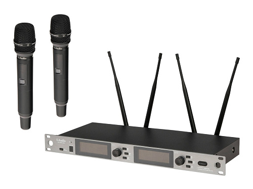 LAudio LS-302-2M Беспроводная микрофонная система, 2 ручных передатчика