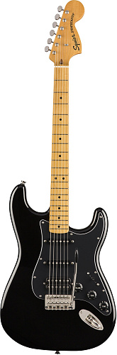 Fender Squier SQ CV 70s Strat HSS MN BLK Электрогитара, цвет черный