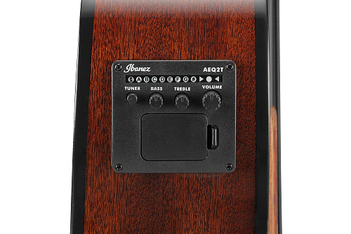 Ibanez AEGB24E-BKH Электроакустическая бас-гитара, цвет чёрный