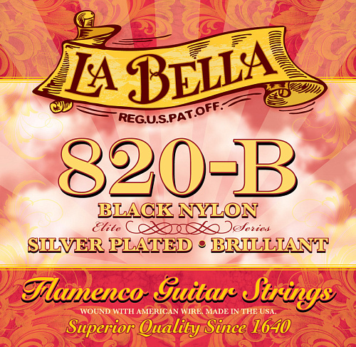 La Bella 820B Комплект струн для классической гитары фламенко