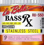 Фото:La Bella RX-S5D RX – Stainless Комплект струн для 5-струнной бас-гитары, нерж.сталь, 45-130