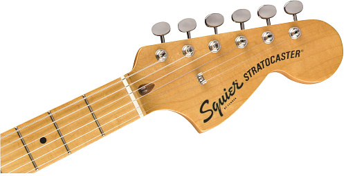 Fender Squier SQ CV 70s Strat HSS MN BLK Электрогитара, цвет черный