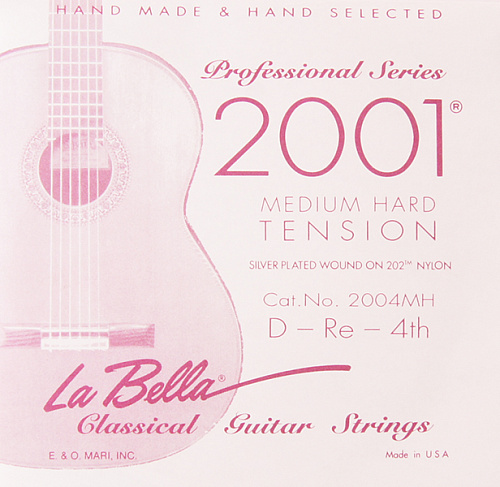La Bella 2004MH Отдельная 4-я струна для гитары посеребреная***