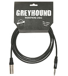 Фото:Klotz GRG1MP06.0 Greyhound Кабель микрофонный XLRm-6.35 мм, 6 м