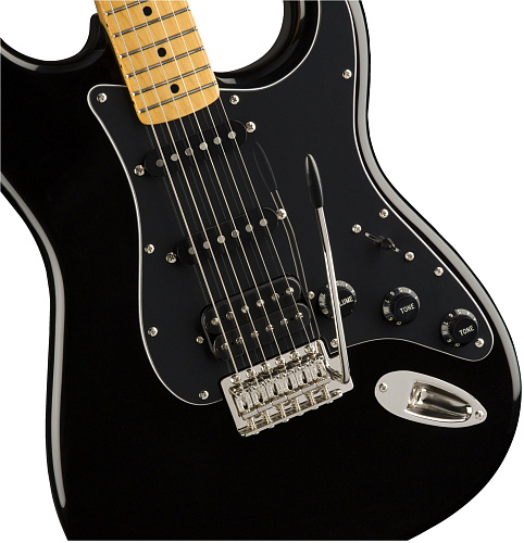 Fender Squier SQ CV 70s Strat HSS MN BLK Электрогитара, цвет черный