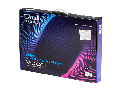 LAudio LS-302-2M Беспроводная микрофонная система, 2 ручных передатчика