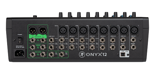 Mackie ONYX12 12-канальный микшер с поканальной записью, процессором эффектов и USB