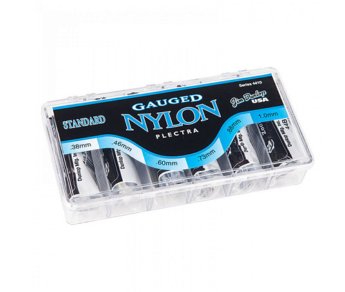 Dunlop 4410 Nylon Standard Коробка медиаторов, 216 шт, 6 толщин