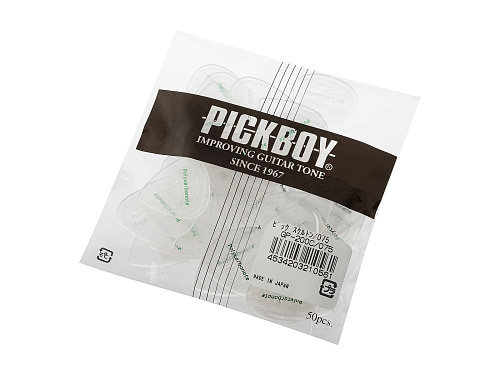 Pickboy GP-200C/075 Edge Skelton Медиаторы 50 шт, толщина 0.75 мм