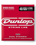 Фото:Dunlop DBHYN45125 Dual Dynamic Комплект струн для 5-струнной бас-гитары, никель/сталь, 45-125