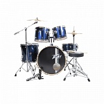 Фото:PEAVEY Peavey PV 5PC Drum Set - Blue Барабанная установка