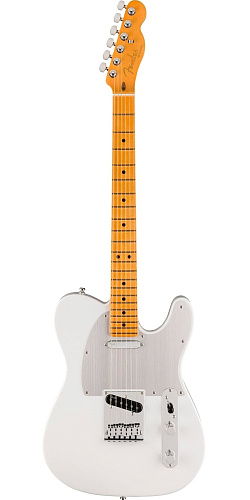 Fender American Ultra II Telecaster Avalanche Электрогитара, цвет белый