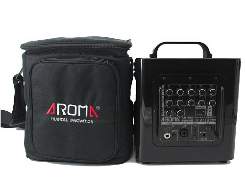 Aroma AG-40A BK Портативный комбоусилитель для акустических инструментов
