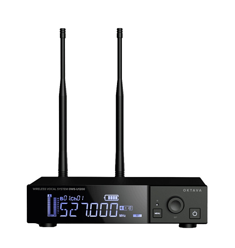 Октава OWS-U1200D01L02B Одноканальная радиосистема с поясным передатчиком, головным и петличным микрофонами, без кейса