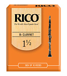 Фото:Rico RCA1015  Трости для кларнета Bb, размер 1.5, 10шт в упаковке.