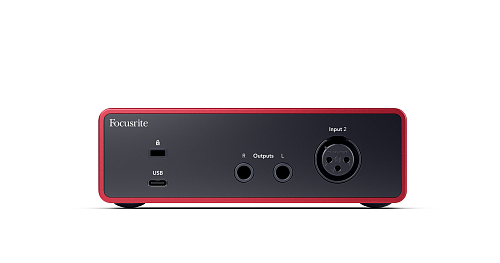 Focusrite Scarlett-Solo-4th-gen Scarlett Solo 4th gen Аудиоинтерфейс USB, 2 входа-2 выхода