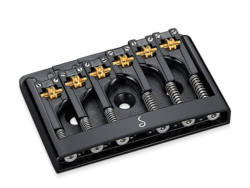 Schaller 12120401 3D-6 Бридж (струнодержатель), черный