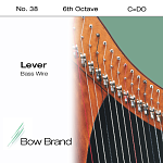 Фото:Bow Brand BBLAM-C6-S Отдельная струна C (6 октава) для леверсной арфы, металл