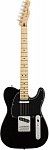 Фото:Fender Player Tele MN BLK Электрогитара, цвет черный
