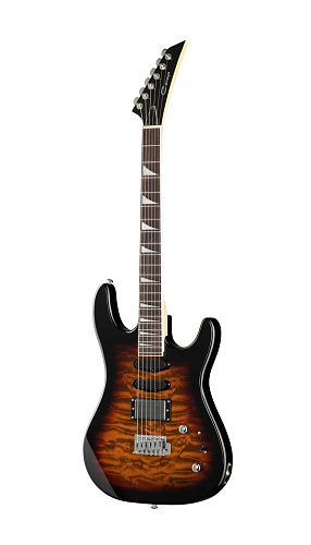 Caraya E228BS Электрогитара, красный санберст