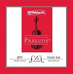 Фото:D'Addario J810-1/8M Prelude Комплект струн для скрипки размером 1/8, среднее натяжение