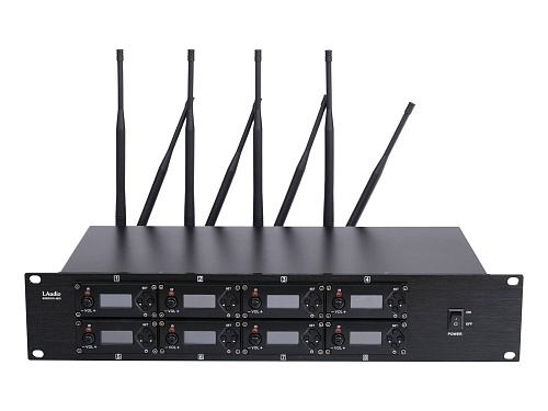 LAudio 8000C-8D Беспроводная конференц-система, 8 настольных микрофонов, (2 коробки)