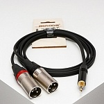 Фото:SHNOOR MJ2XM-2m Y-кабель 3,5мм миниджек - 2 XLRm, 2м