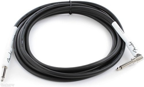 FENDER 10' ANGLE INSTRUMENT CABLE BLACK  , 3 