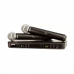 Фото:SHURE BLX288E/SM58 M17 Радиосистема с 2-мя ручными передатчиками SM58