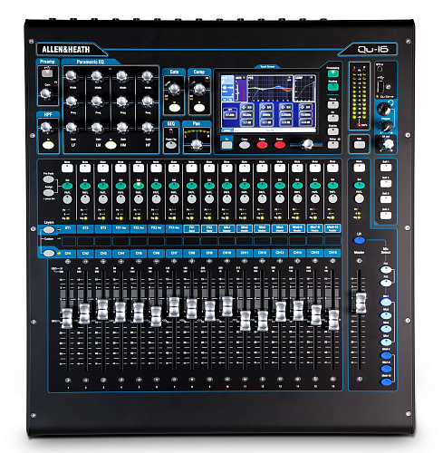 Allen&Heath QU-16C (QU-16) Цифровой микшер 16 микрофонных/линейных входов, 3 стерео входа