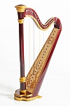 Фото:Resonance Harps MLH0013 Capris Арфа 21 струнная (A4-G1), цвет махагони глянцевый