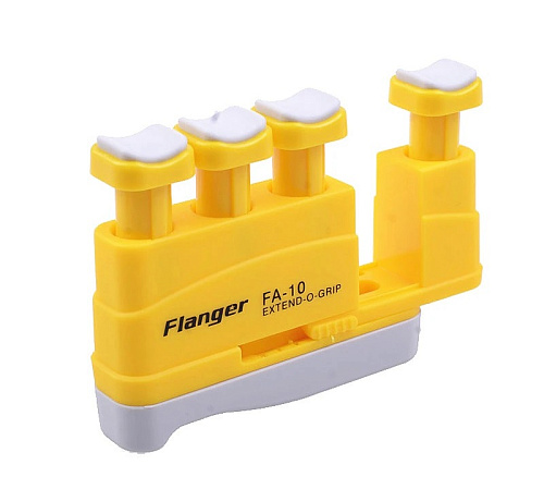Flanger FA-10-Y Extend-O-Grip Тренажер для пальцев, желтый, 1.36 кг