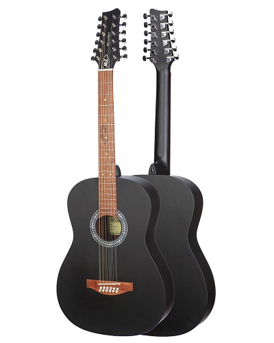 MiLena-Music ML-F3-BK-12Str Акустическая гитара 12-струнная, черная
