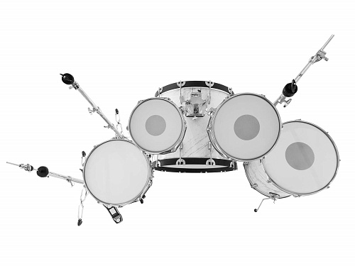 LDrums LD-2218-64-01 Барабанная установка, цвет белый