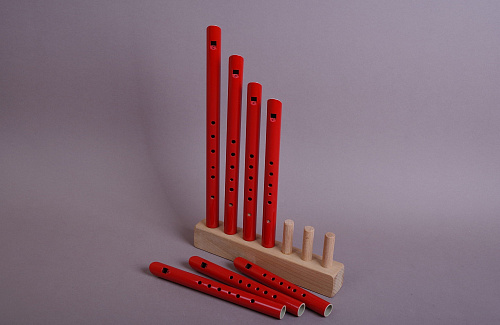 Мастерская Сереброва MS-DU-SV-02 Комплект свирелей (7 тональностей: C,D,E,F,G,A,H) с подставкой