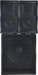 Фото:Xline BETA-18SA+2xBETA10 Активный акустический комплект: 2 сателлита, 1 сабвуфер