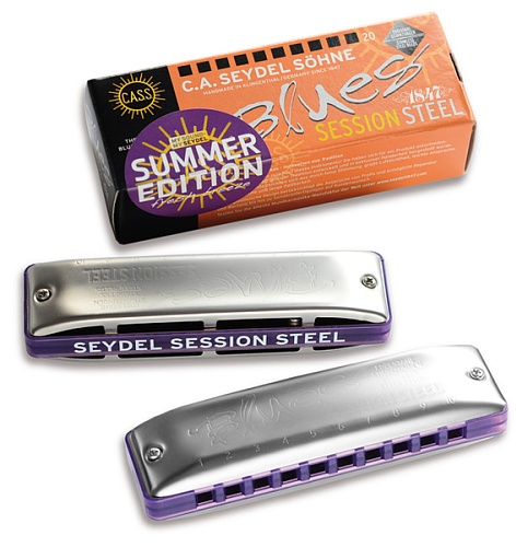 Seydel Sohne 10301F_S Session Steel Summer Edition F Диатоническая губная гармошка