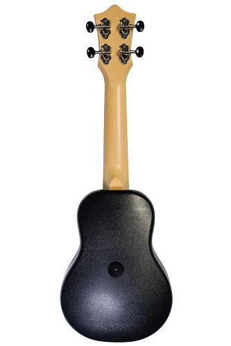 Flight TUS-35 BK Укулеле Travel, сопрано, черная, пластик