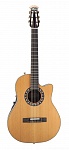 Фото:Ovation 1773AX-4 Legend Classical/Nylon Mid Cutaway Natural Классическая гитара со звукоснимателем, цвет натуральный