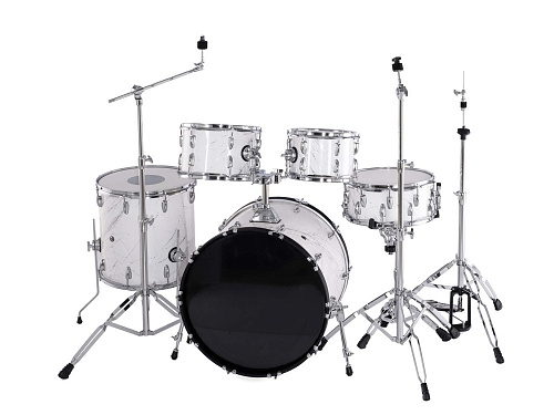 LDrums LD-2218-64-01 Барабанная установка, цвет белый