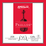 Фото:D'Addario J1011-4/4M Prelude Струна А для виолончели размером 4/4, среднее натяжение