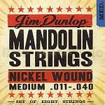 Фото:Dunlop DMN1140 Комплект струн для мандолины, никелированные, Medium, 11-40