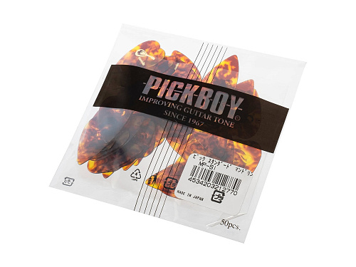 Pickboy MP-SI Celluloid Mandolin Медиаторы для мандолины, 50 шт