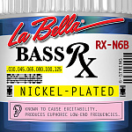 Фото:La Bella RX-N6B RX – Nickel Комплект струн для 6-струнной бас-гитары, никелированные, 30-125