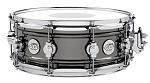 Фото:Drum Workshop DW DDSD5514BNCR Малый барабан 14"x5,5", латунь, цвет чёрный никель